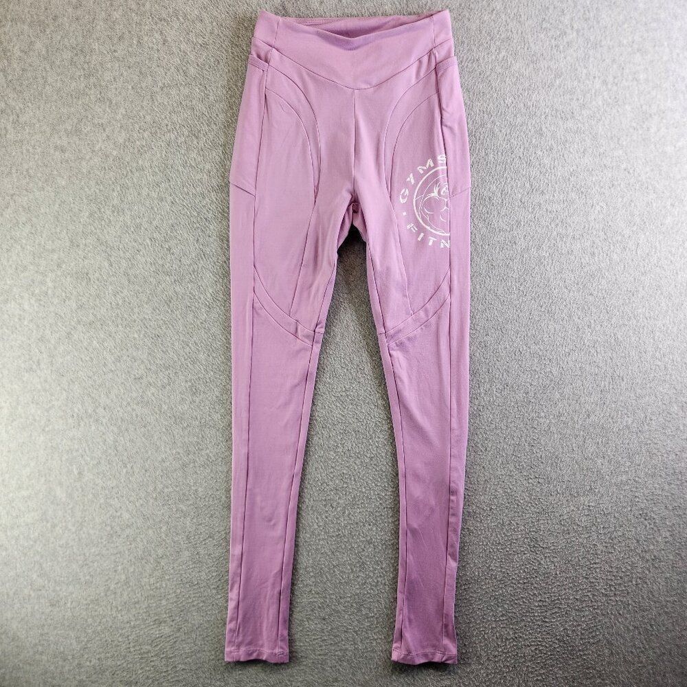 Gymshark Leggings Womens S Pastel Grape Legacy Fitness Pockets Workout Gym New